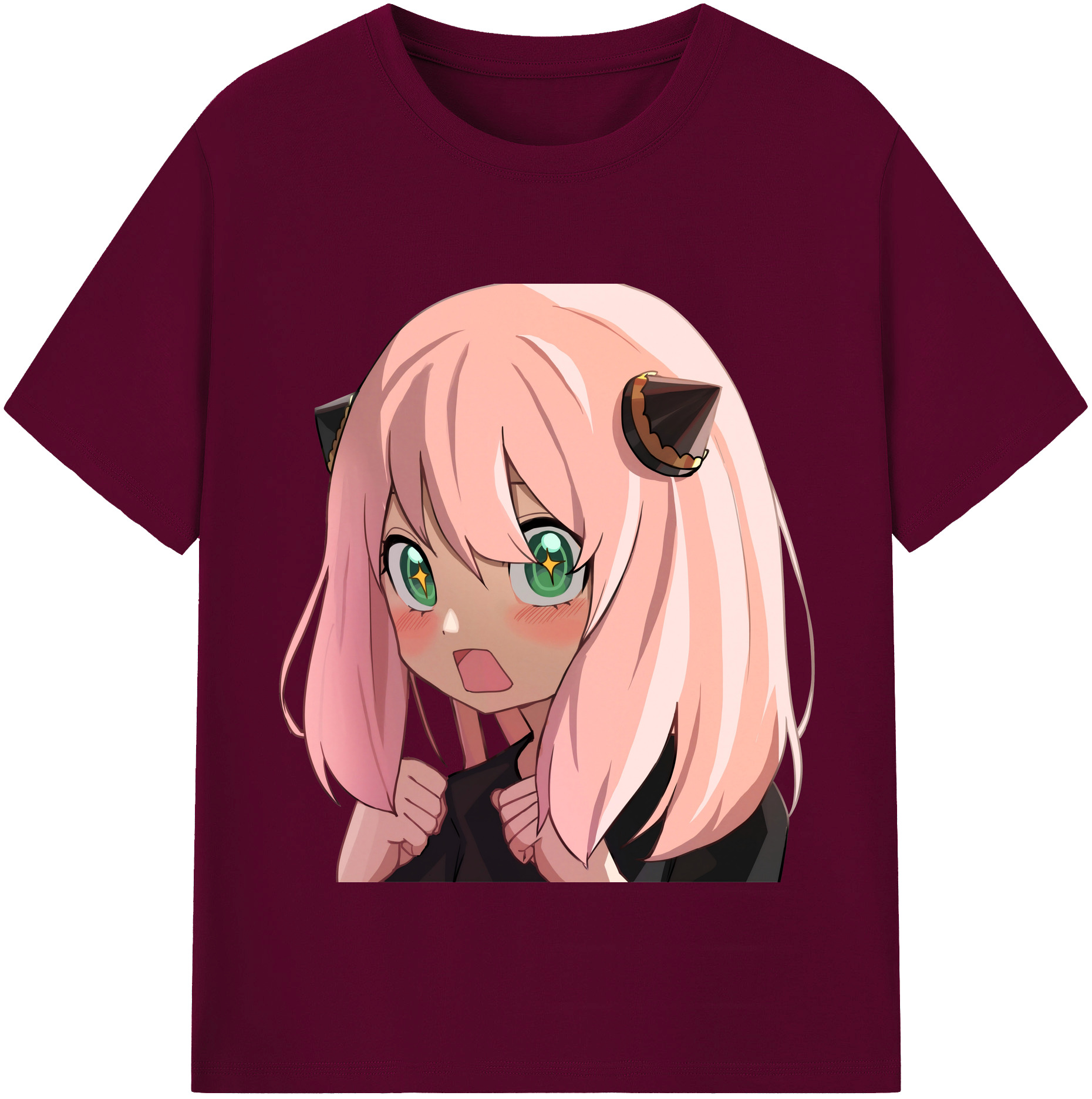 （画像用） SPY×FAMILY间谍家家酒 レディースカジュアルプリントTシャツ（綿100％）